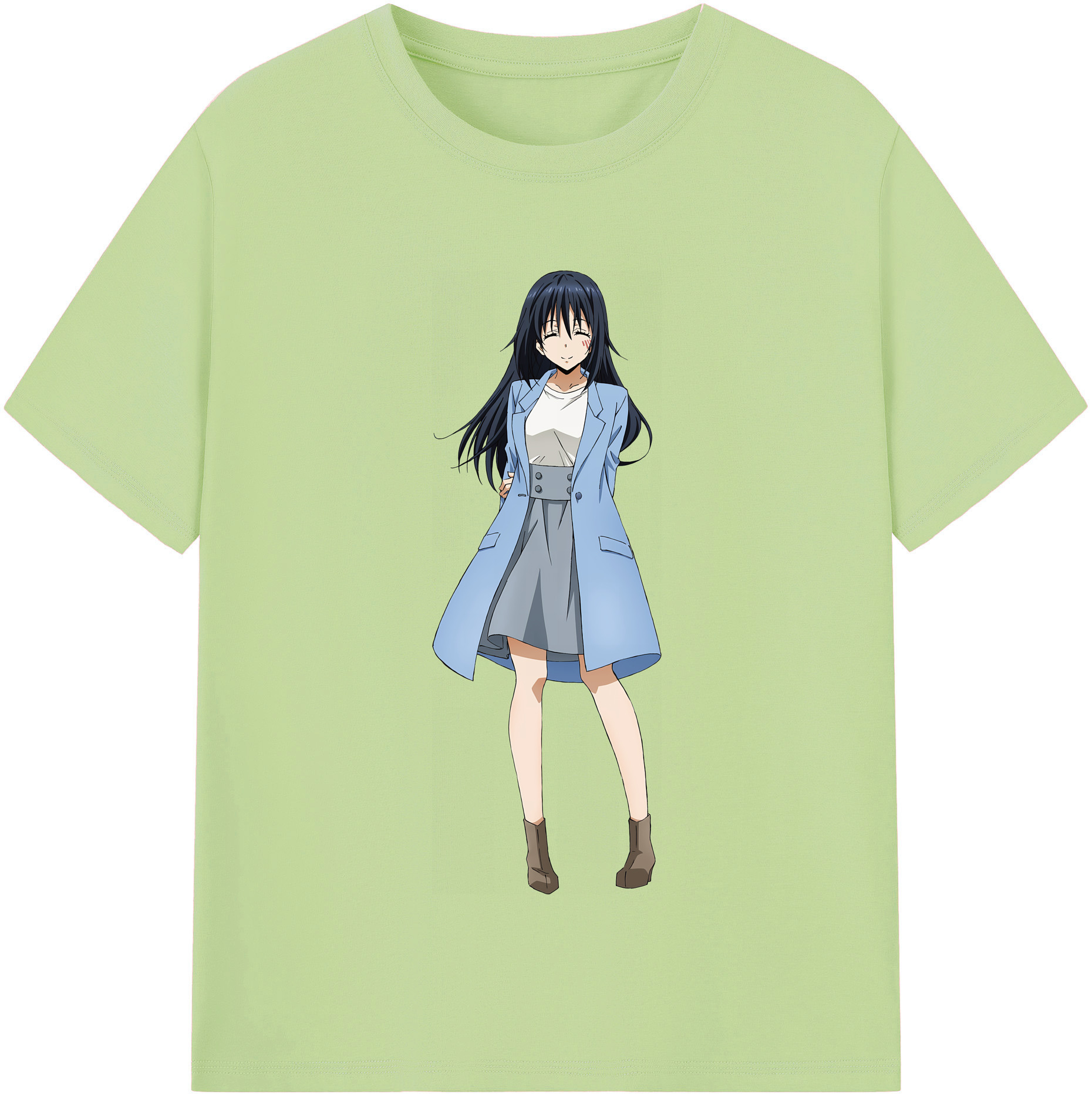 （画像用） 転スラ Regarding Reincarnated to Slime 綿100％半袖Tシャツ（フロントプリント）